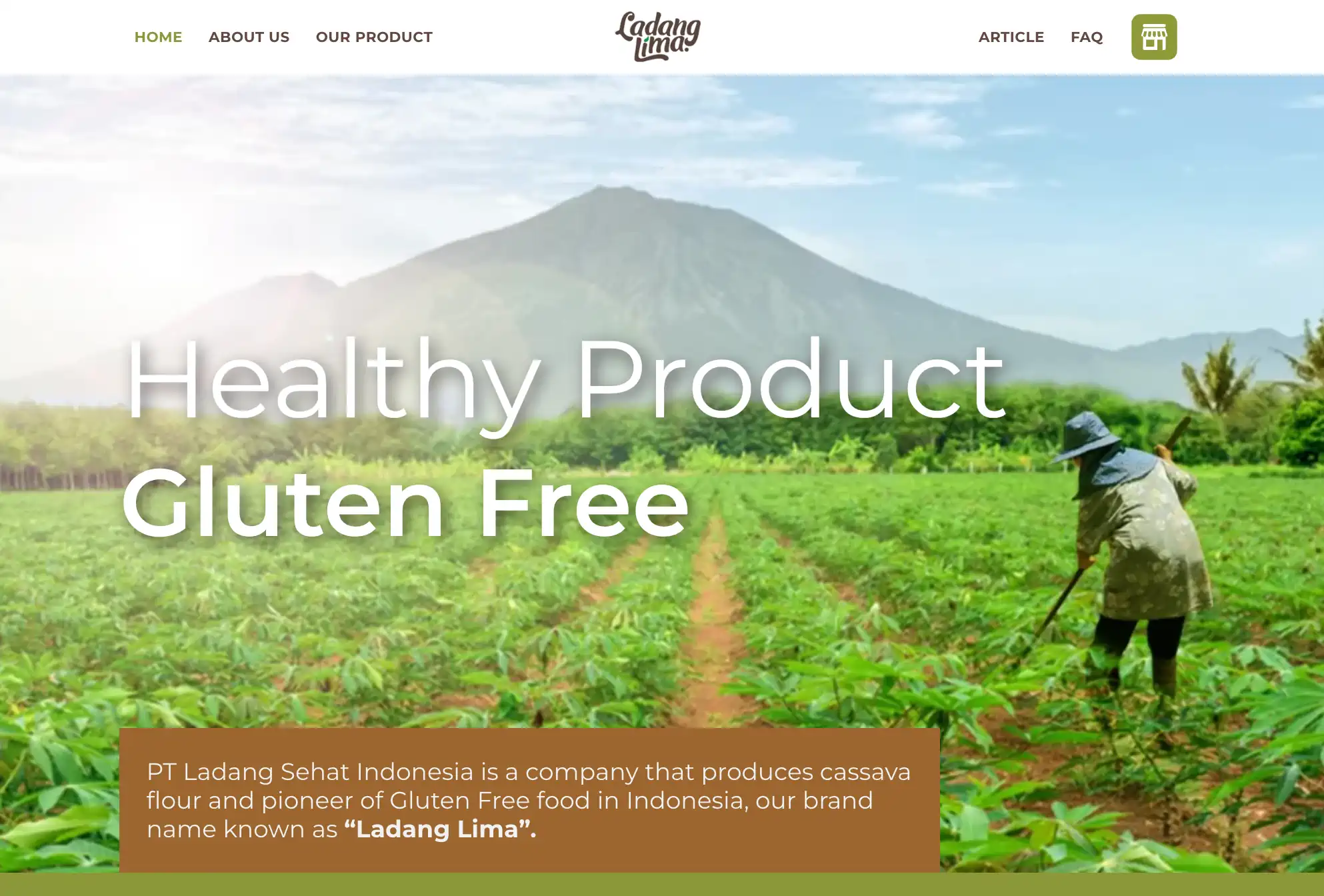 contoh website perusahaan ladang lima