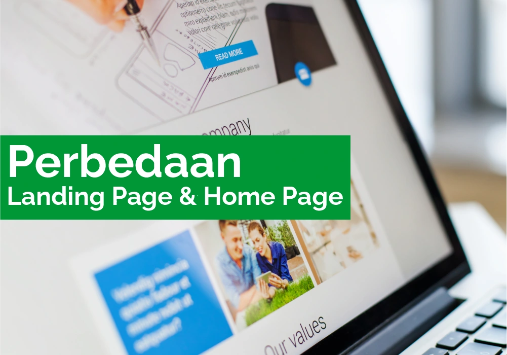 perbedaan landing page & home page