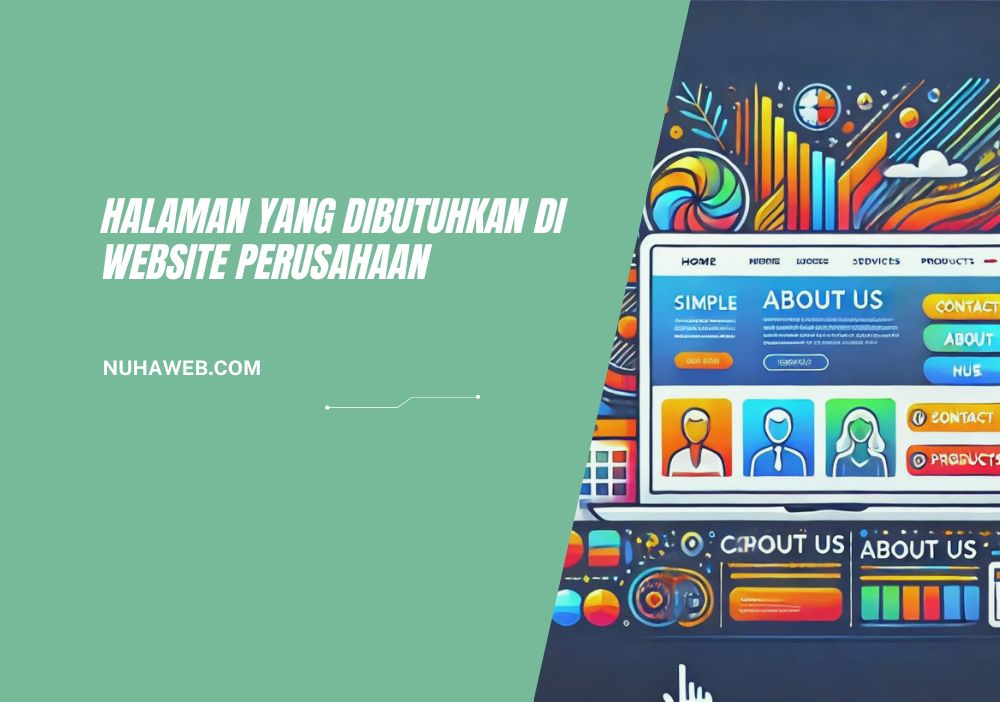 halaman yang dibutuhkan di website perusahaan